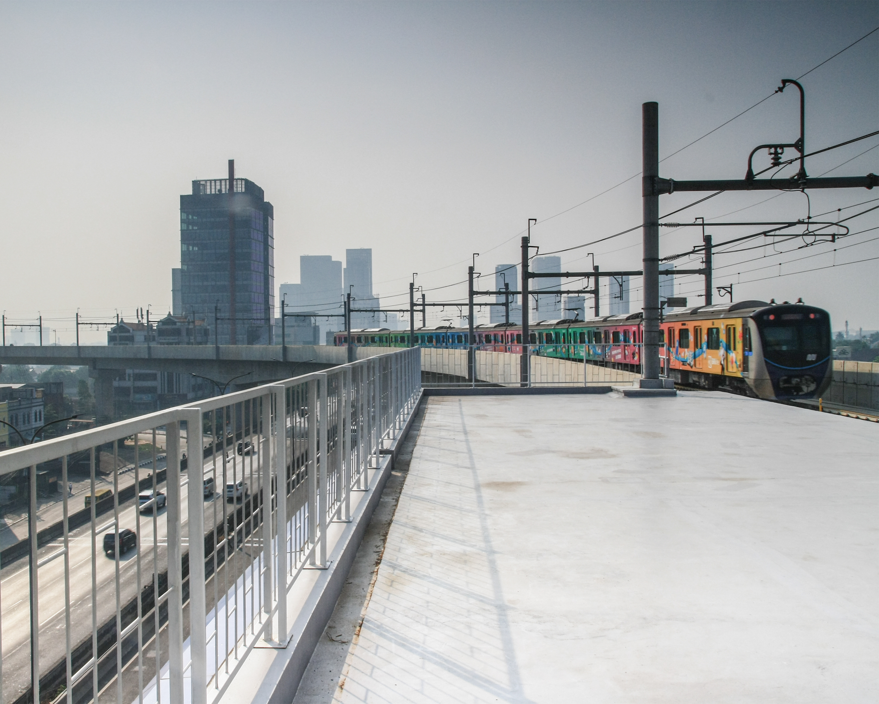 Vehicle: Metro Train Location: Jakarta, Indonesia