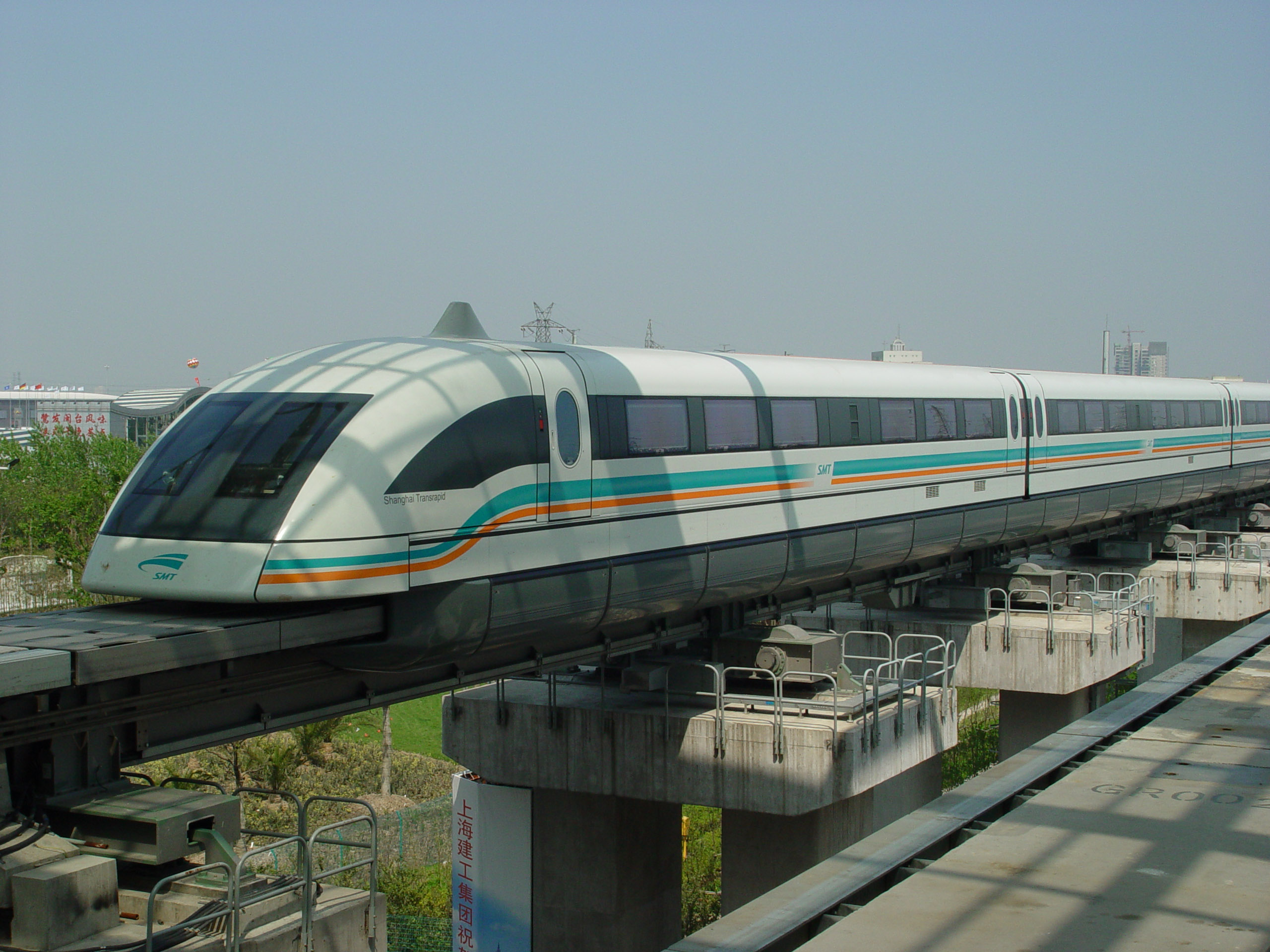 Vehicle: Maglev (Magnetic Levitation) Train Location: Shanghai, China