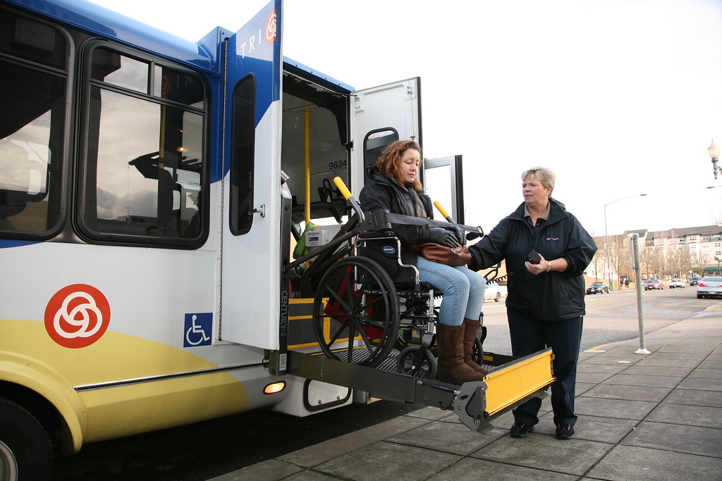 Vehicle: Paratransit Bus Location: Oregon