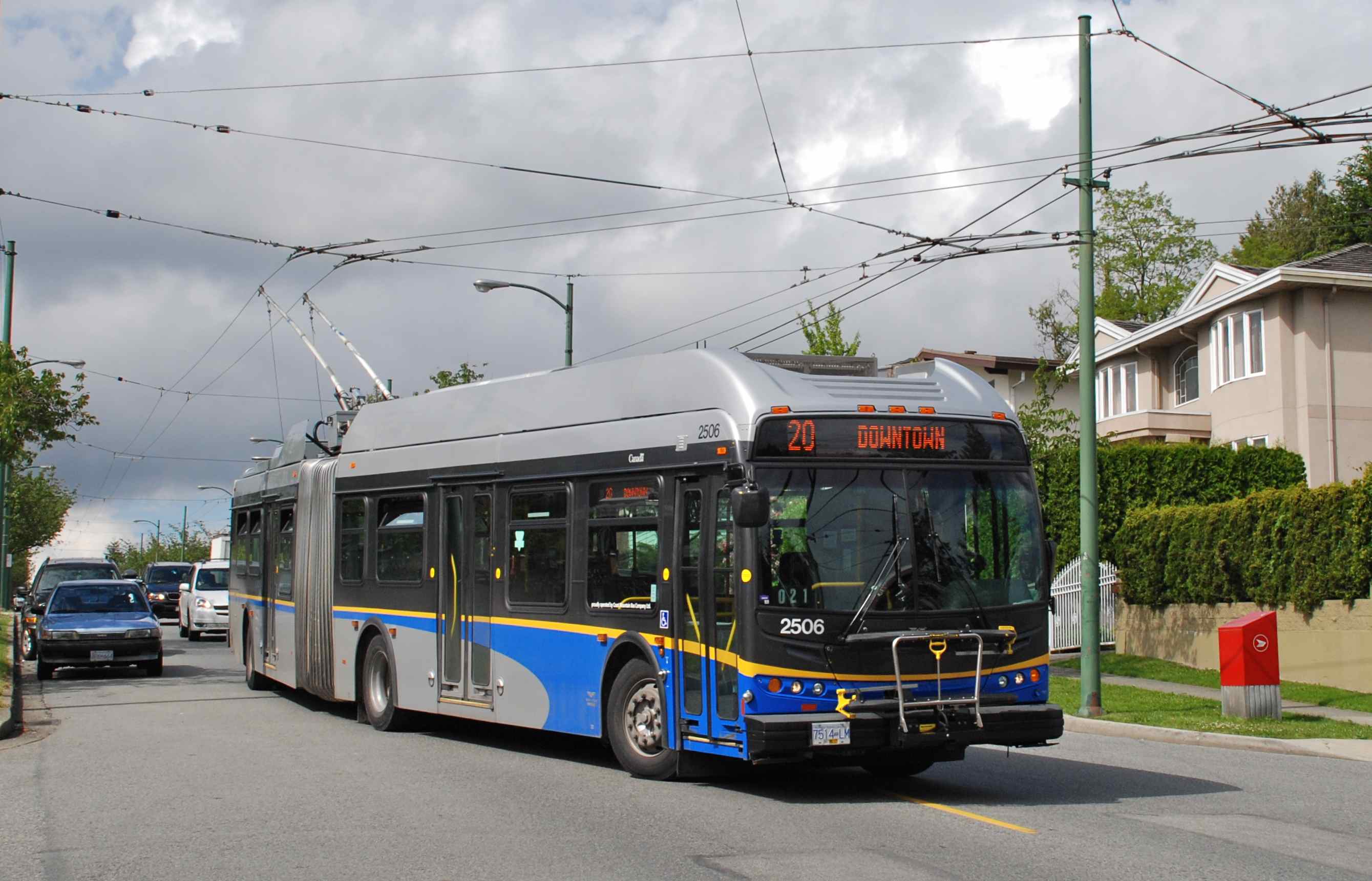 Vehicle: Trolley Bus Location: Vancouver